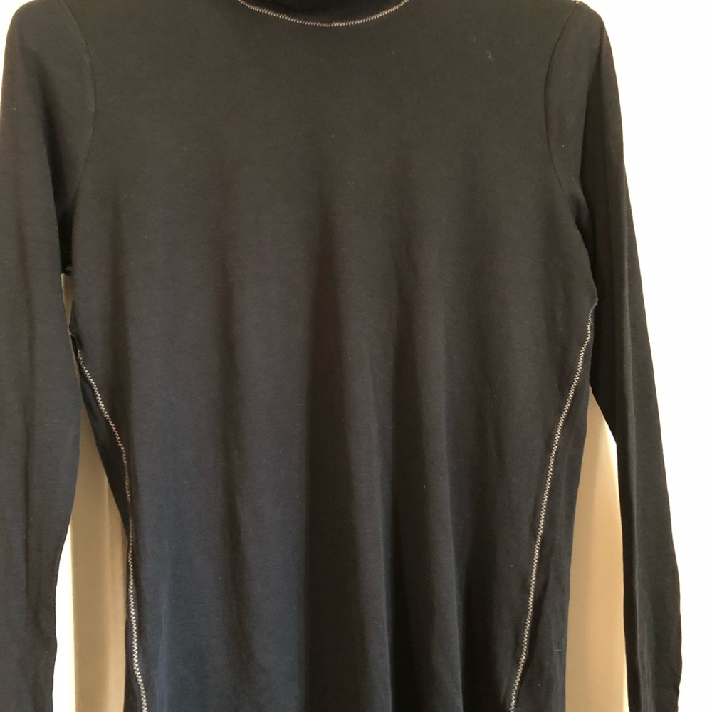 James Perse Contrast stitch turtleneck - Picture 4 of 7